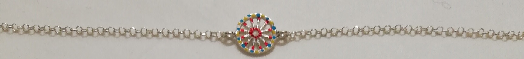 Silver bracelet Sicily line
