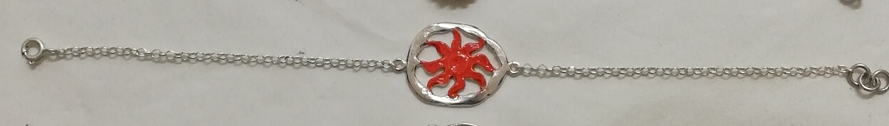 Silver bracelet Sicily line
