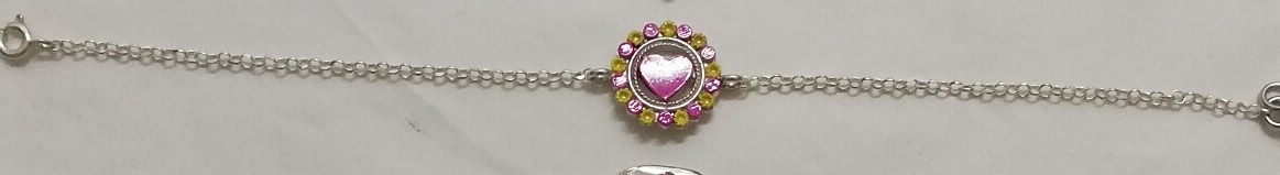 Silver bracelet Sicily line