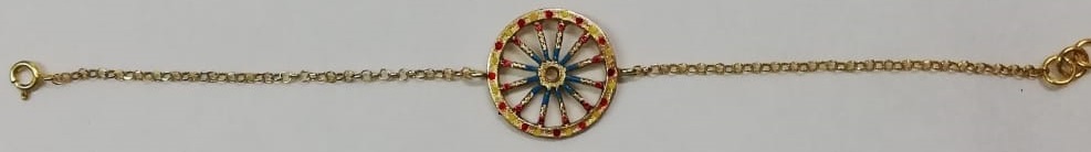 Silver bracelet Sicily line