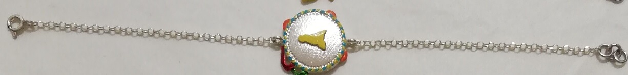 Silver bracelet Sicily line
