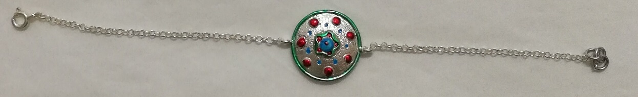 Silver bracelet Sicily line