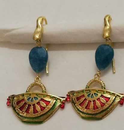 Sicily Line Silver Earrings
