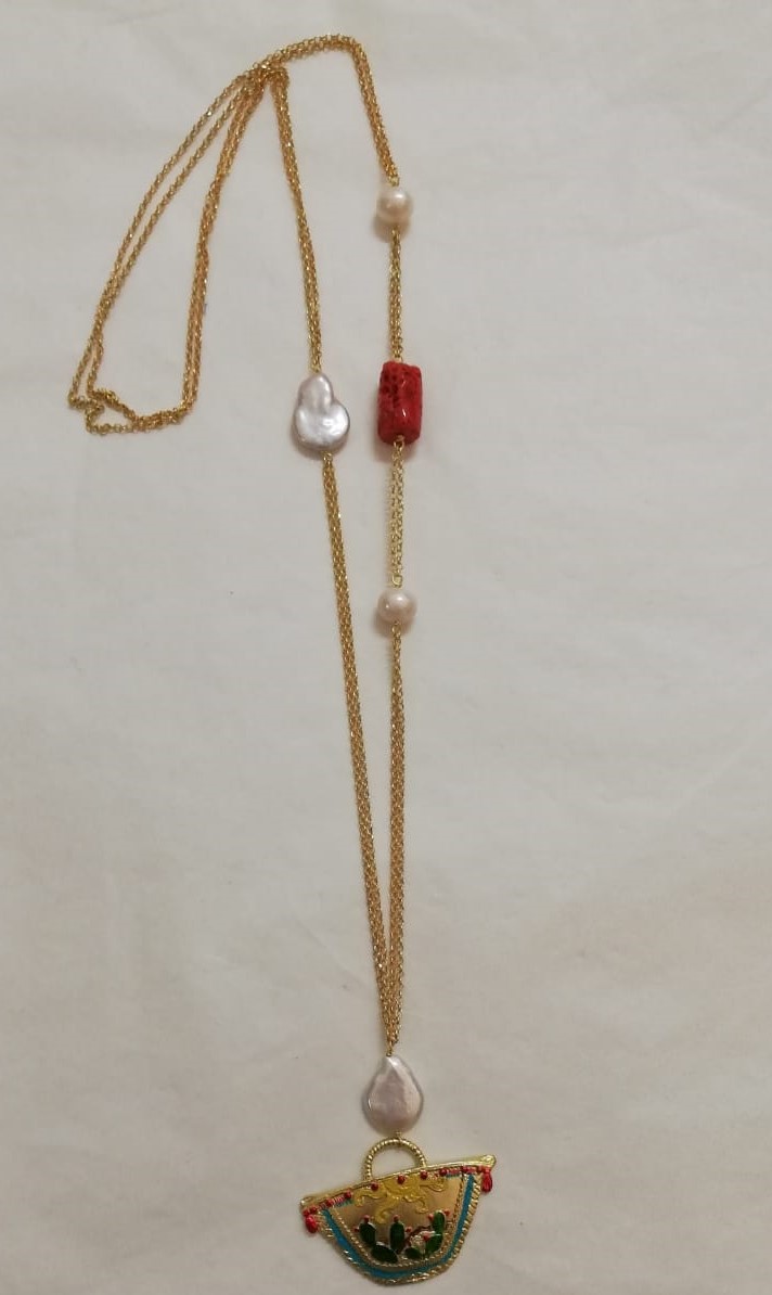 Collana con pendente Linea Sicilia