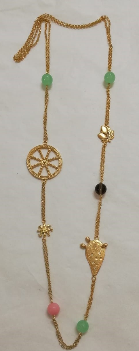 Sicily Line Pendant Necklace