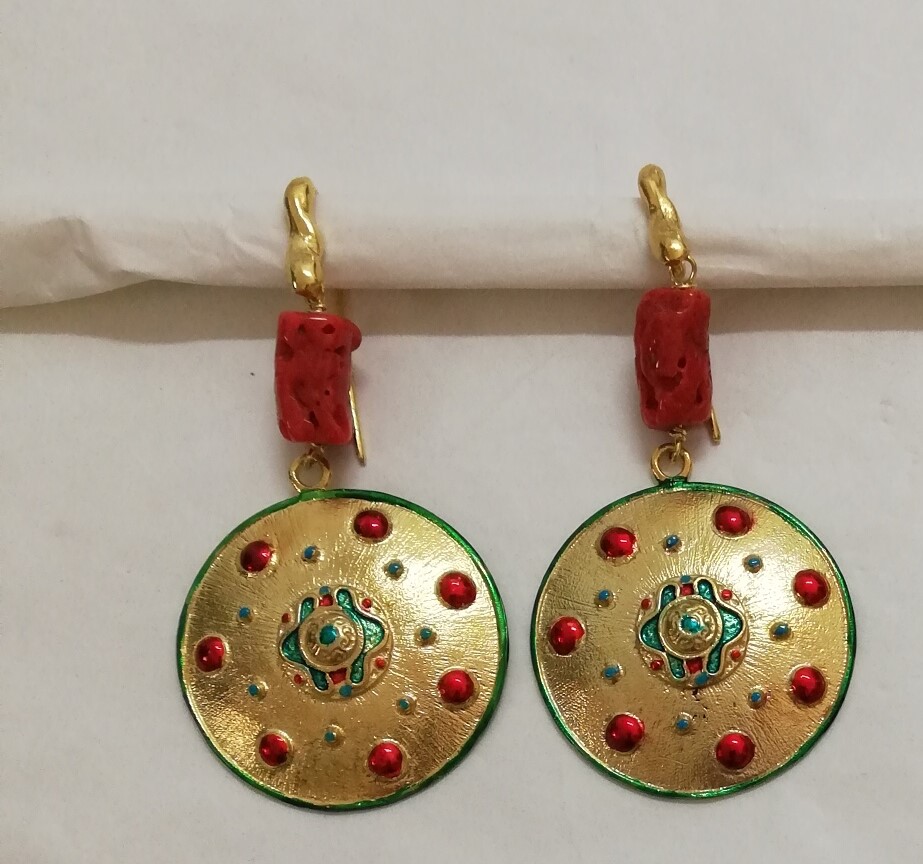 Sicily Line Silver Earrings