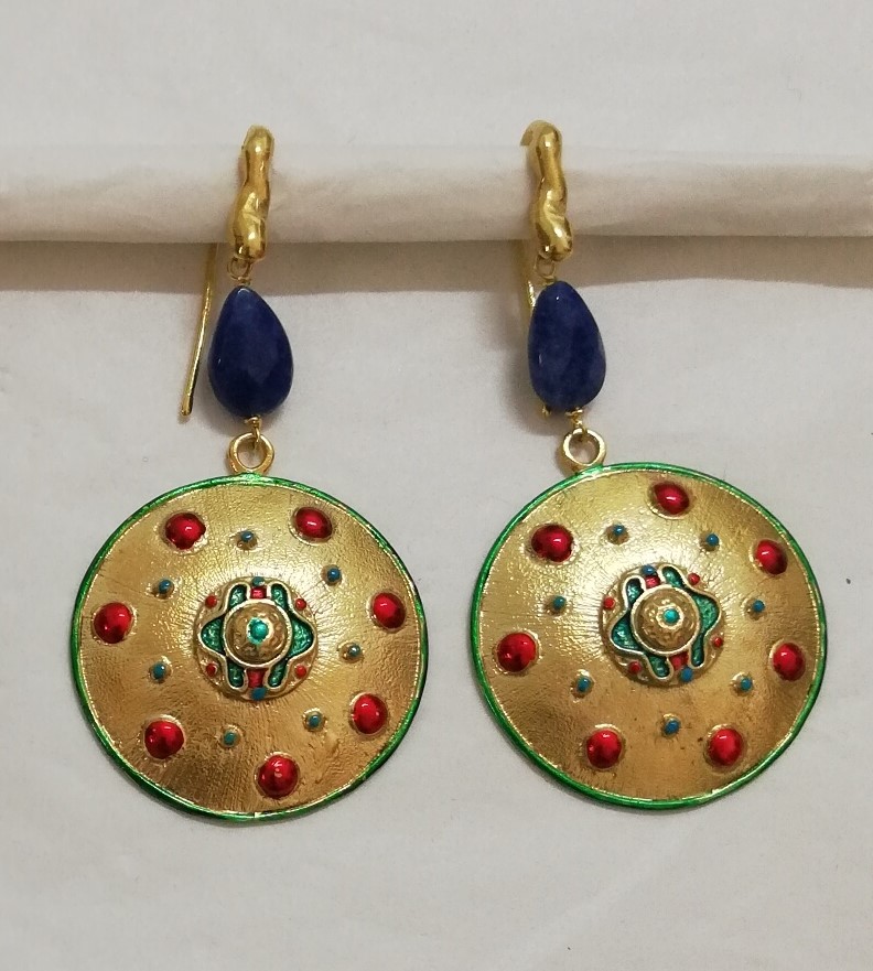 Sicily Line Silver Earrings