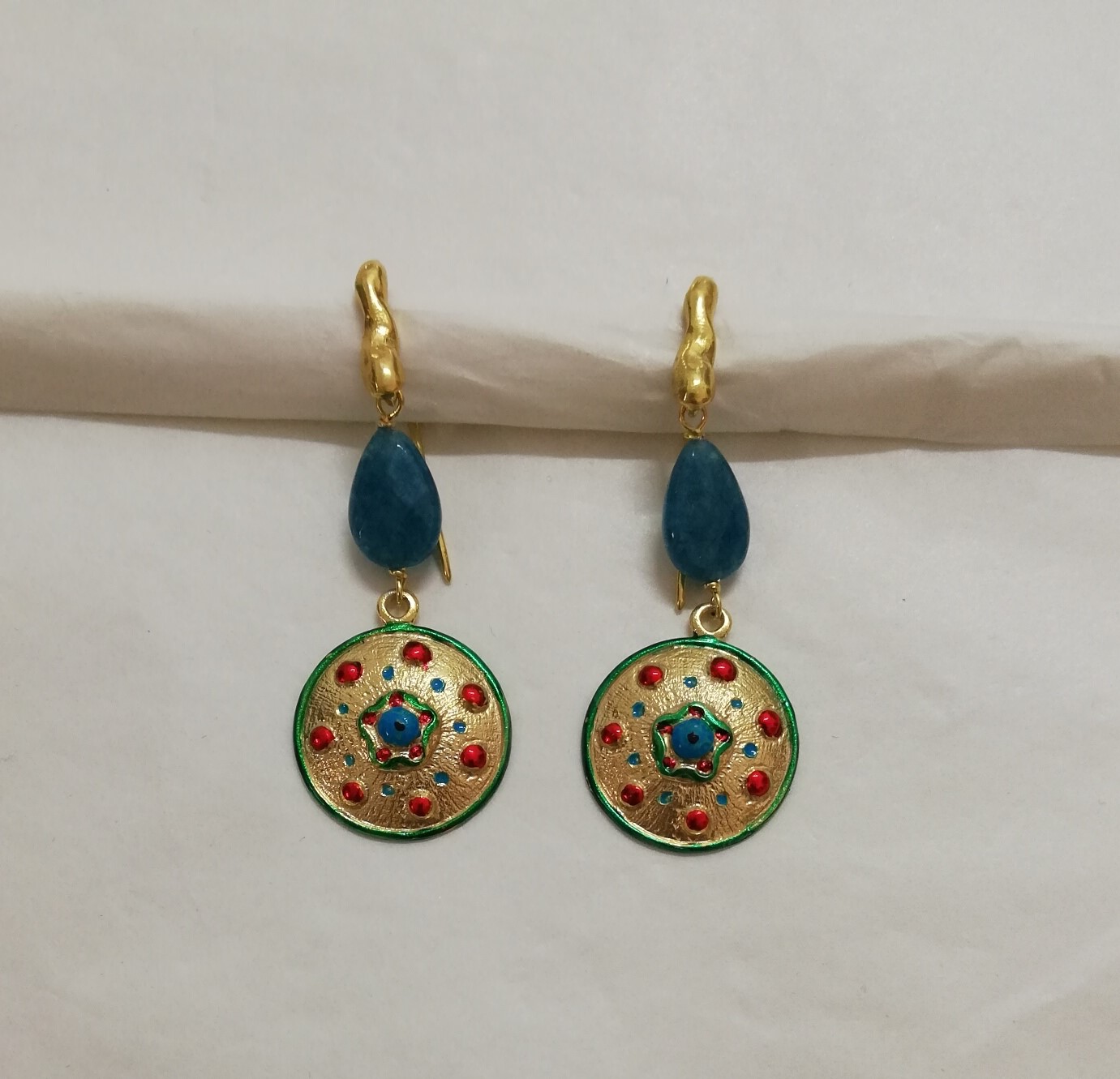 Sicily Line Silver Earrings
