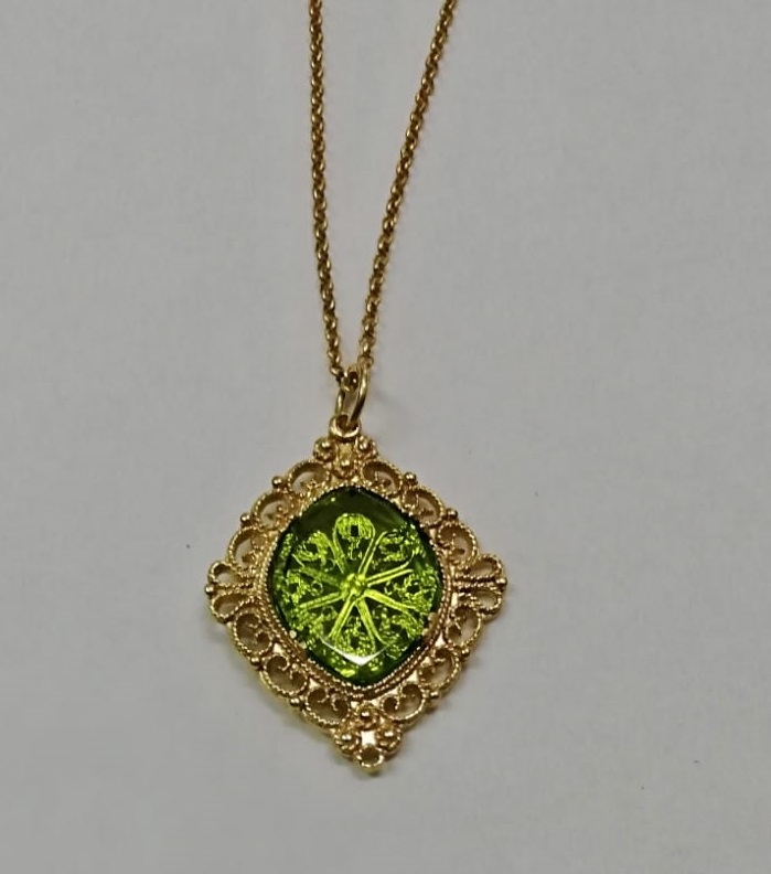 Sicily Line Pendant Necklace