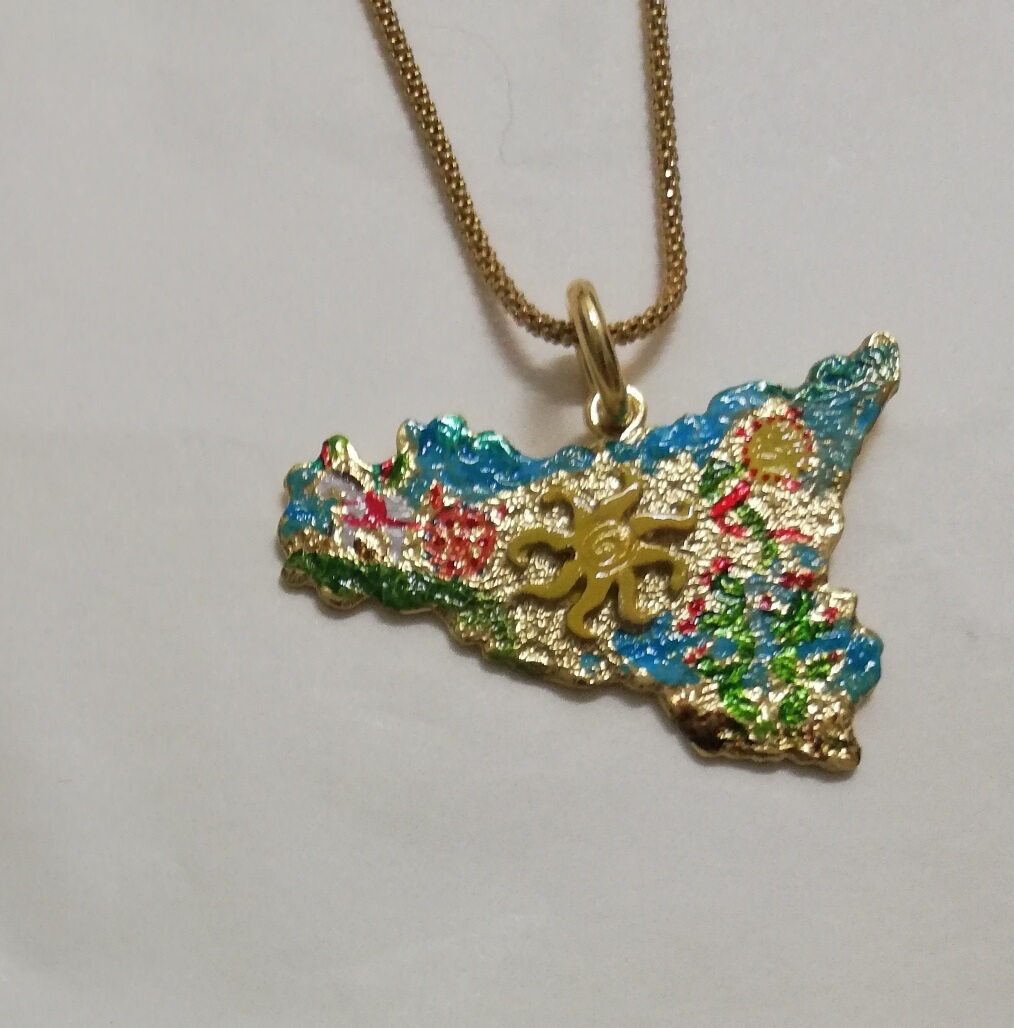 Necklace with pendant in Sicily Line ART.019SM