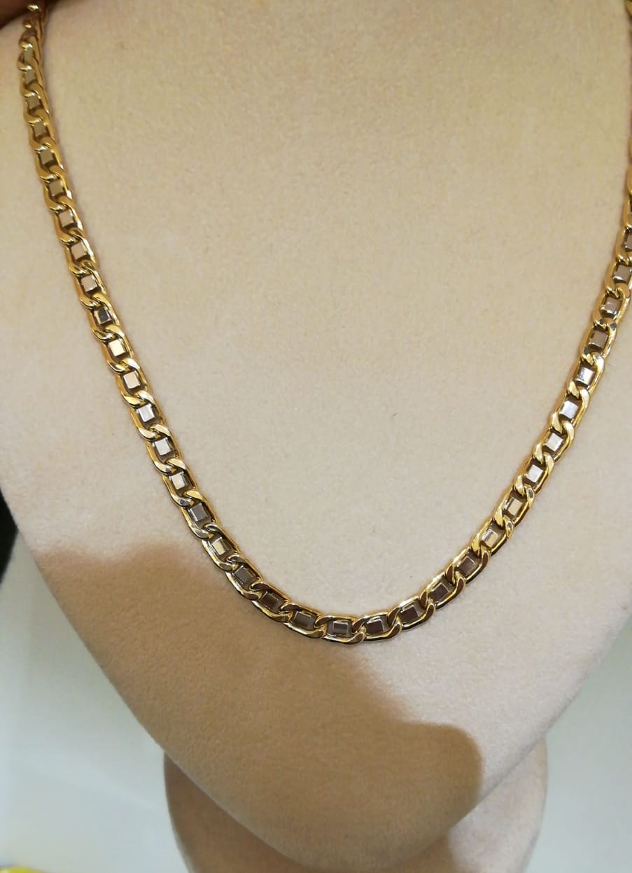 Two-tone gold necklace