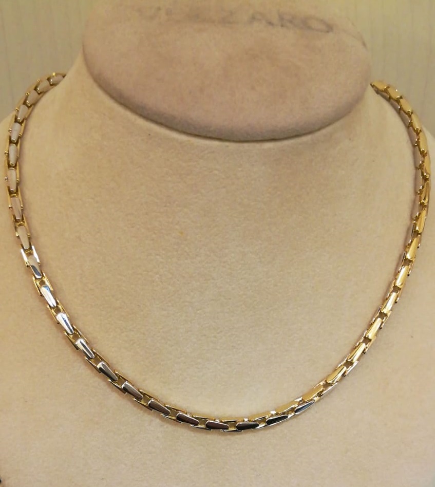 Two-tone gold necklace