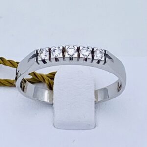 Veretta ring of diamonds in white gold 750% DESIRE ART. AN791