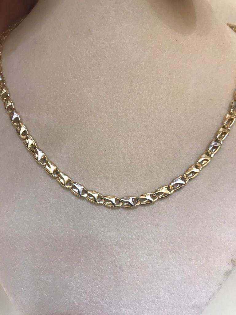 Two-tone gold necklace