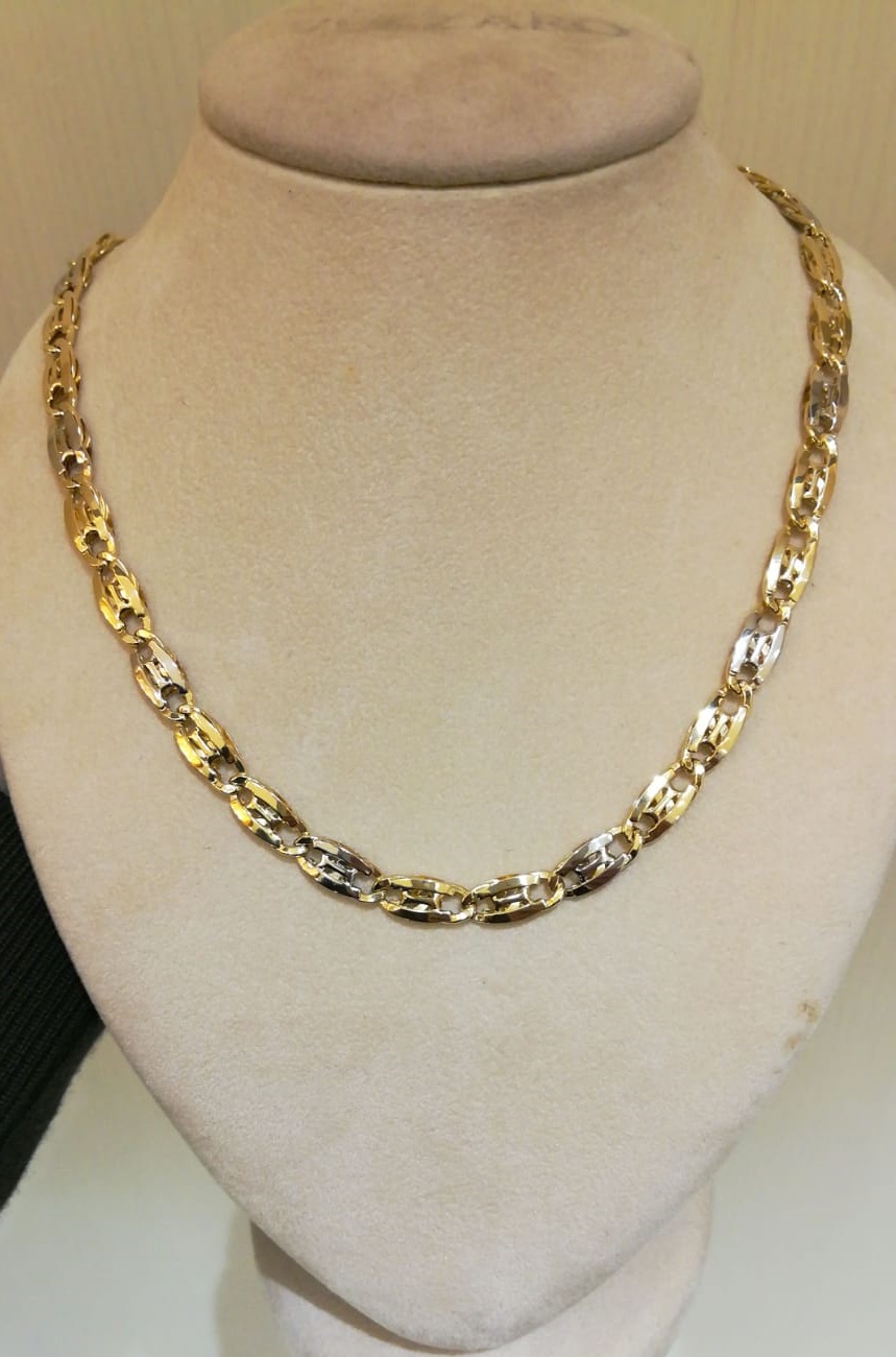 Two-tone gold necklace