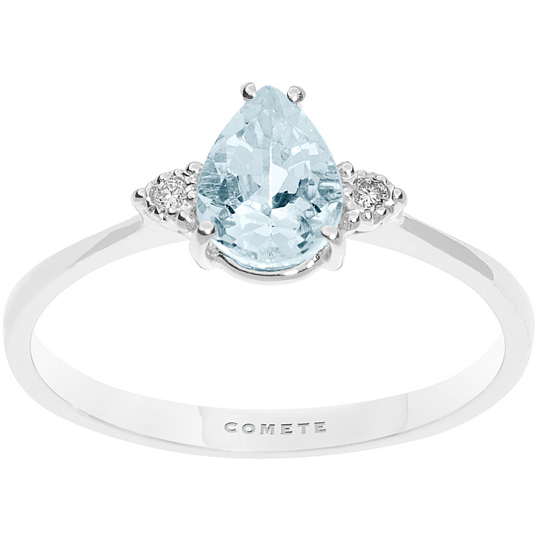 Women's Jewelry Ring Aquamarine Fantasy Anq 307