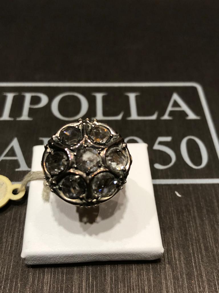 Anello toppa oro giallo