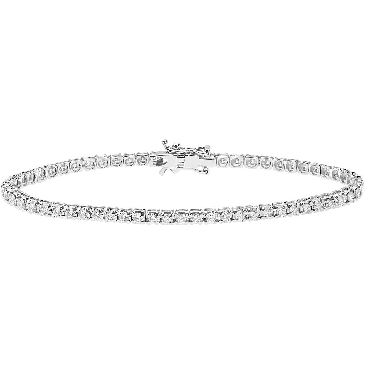 Women’s Tennis Bracelet in White Gold and Diamonds BRT 296 M17