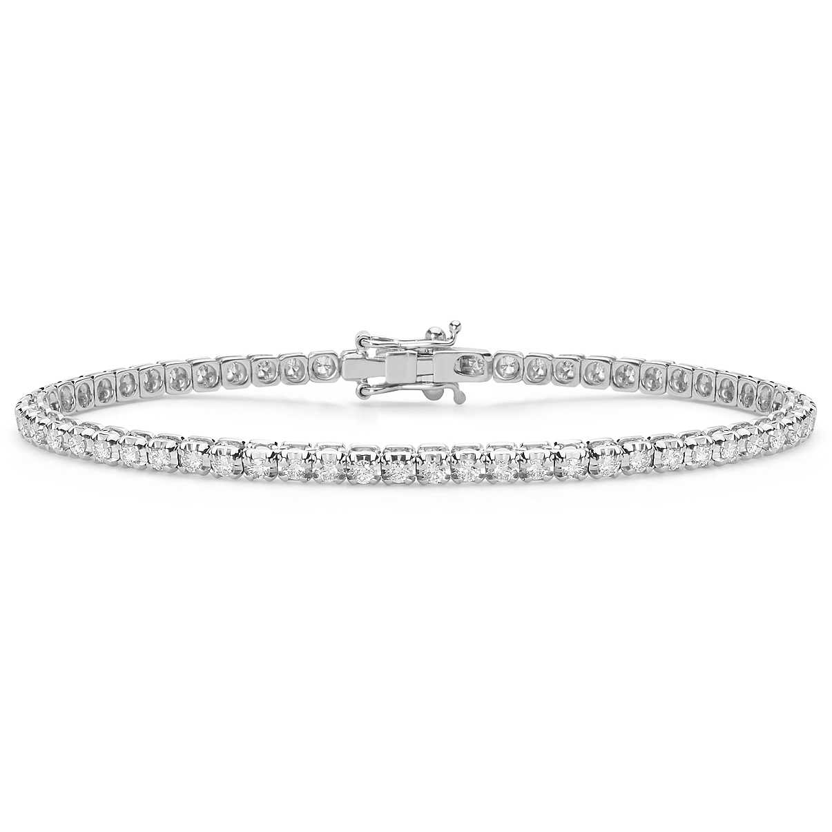 Bracciale Tennis Da Donna In Oro Con Diamanti 1,6 Carati Di Comete BRT 295 M17