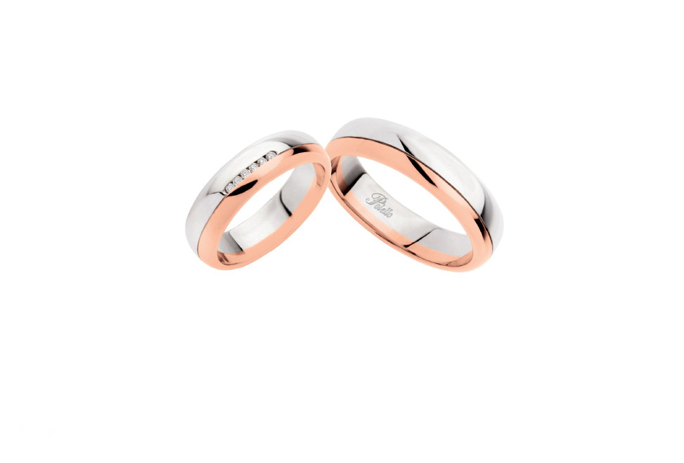 Wedding rings Polello Art. 2141DBR-2141UBR