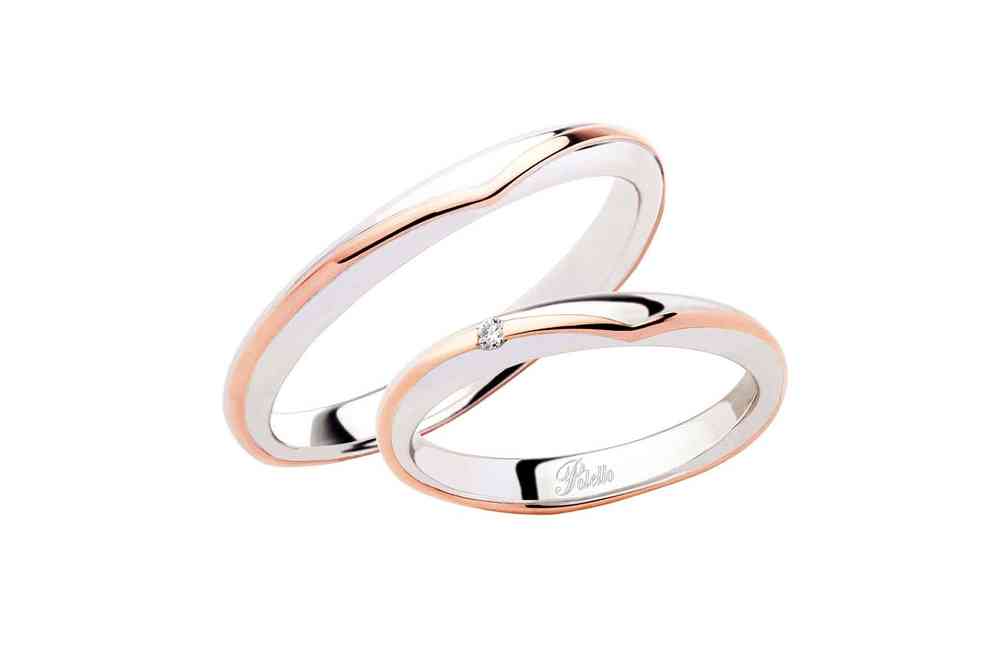 Wedding rings Polello Art. 2836DBR-2836UBR