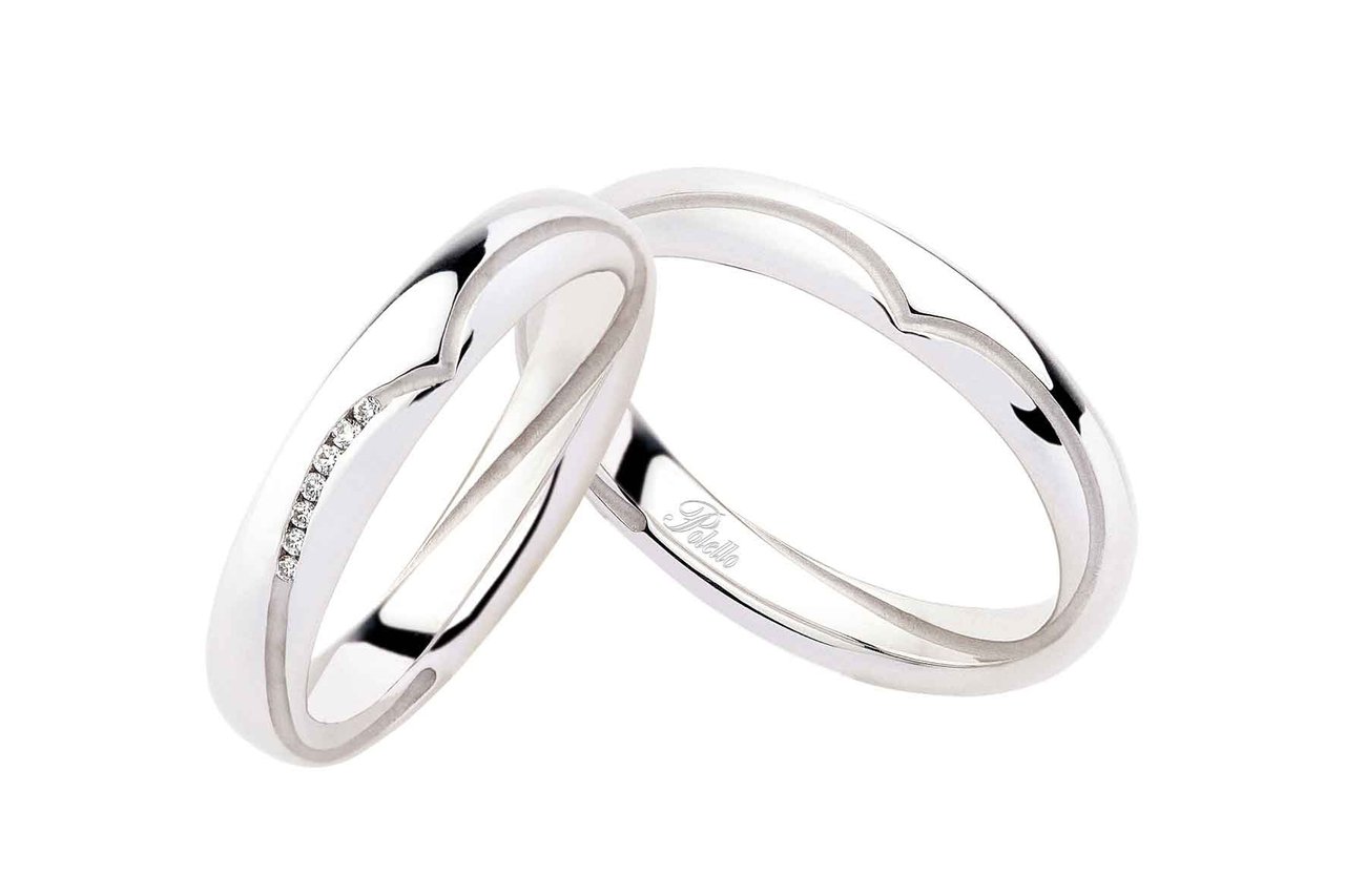 Wedding rings Polello Art. 2840DB-2840UB