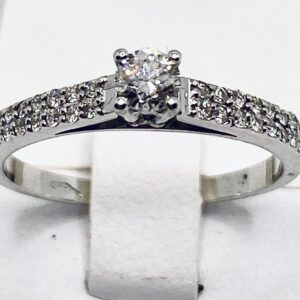 Anello solitario oro e diamanti LOVE Art.AN1302