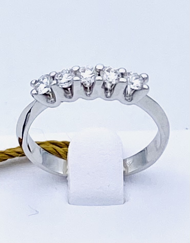 18 kt white gold and diamond vertex ring ART. AN1261