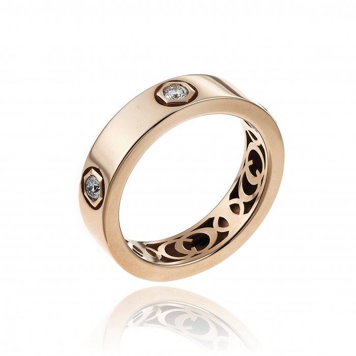 Gold and Brilliant Chimento Ring 1A01312B16220