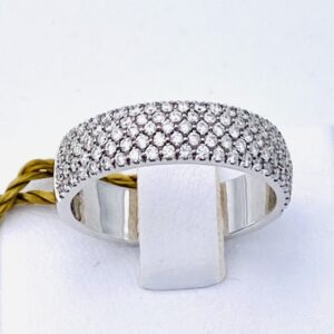 Anello fascia in oro 750% e diamanti ART. 4149439