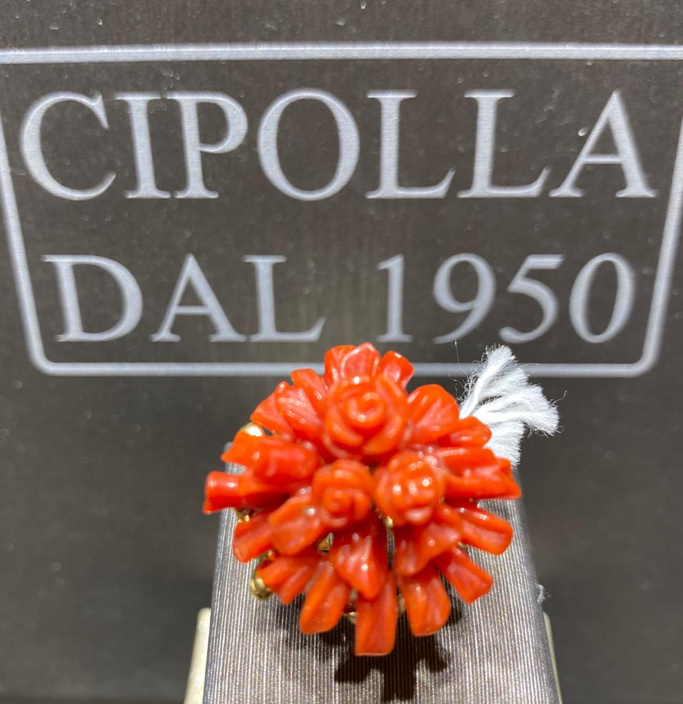 Mediterranean coral ring