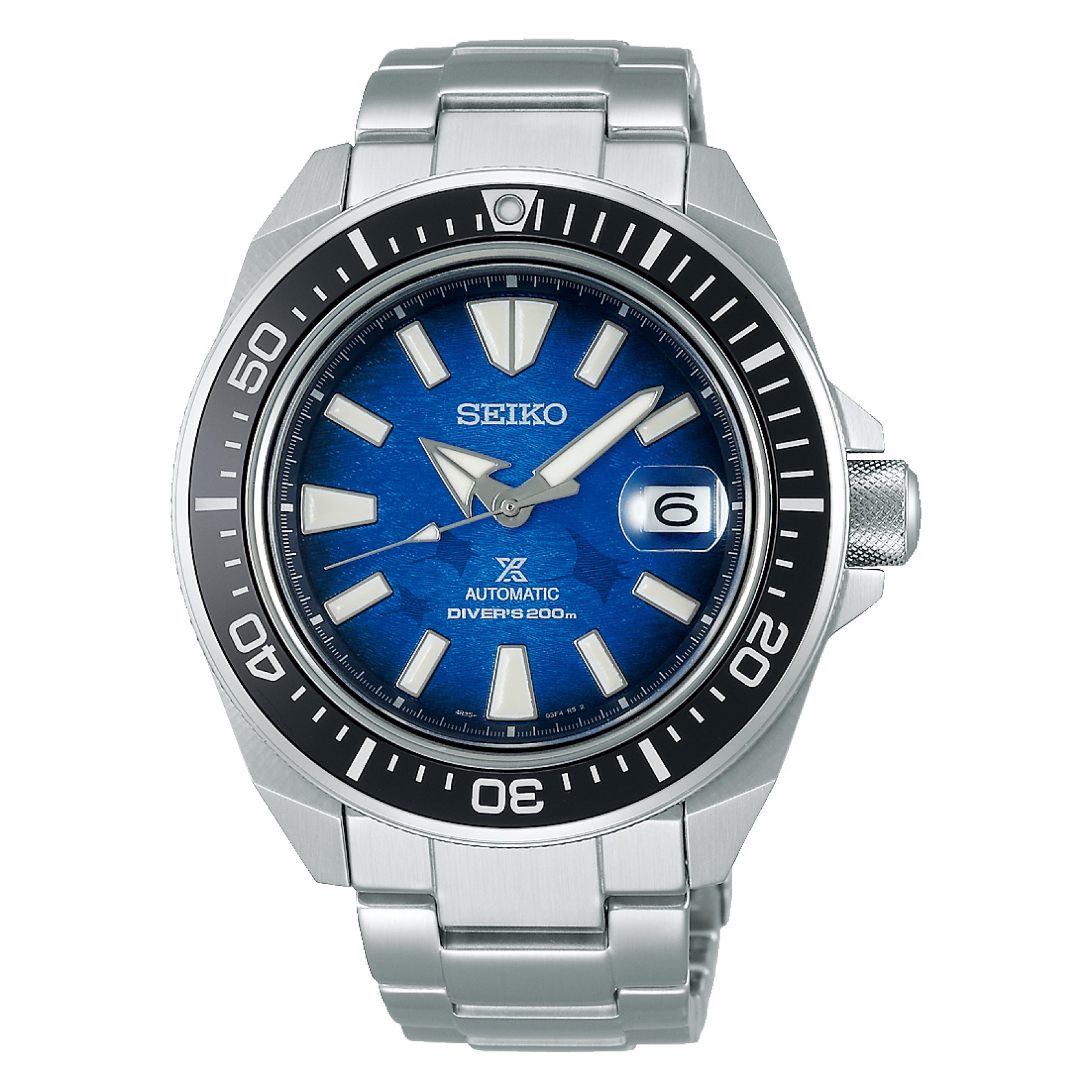 SEIKO PROSPEX SAMURAI SAVE THE OCEAN BLANKET RAY ART.SRPE33K1