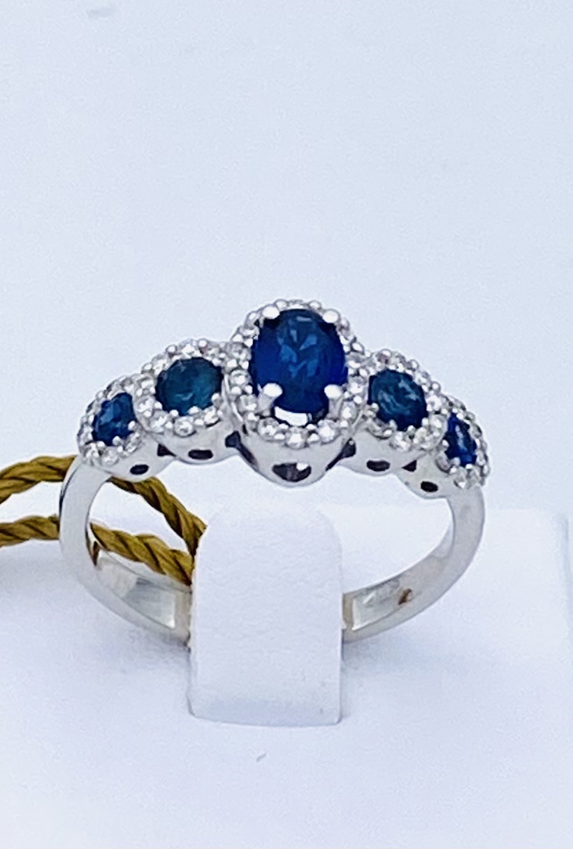 Veretta ring with sapphires and diamonds ART. AN1714