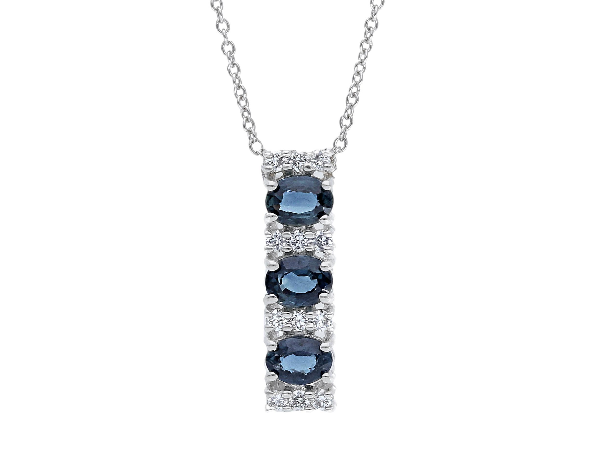 Pendente Zaffiri Blu Oro e Diamanti Art. 233120