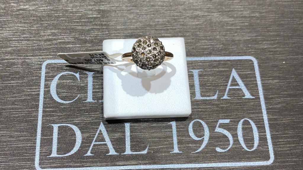 Anello Toppa Oro e Diamanti Art. 512916