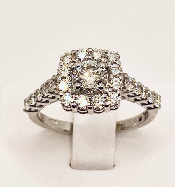 Anello solitario di diamanti certificato GIA art. ROB9