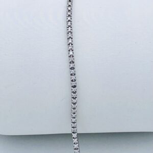 Tennis bracelet with diamonds in 750% white gold Cod.Art.BR339