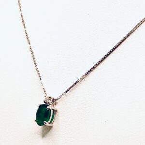 Pendente smeraldo e diamanti art. 121804