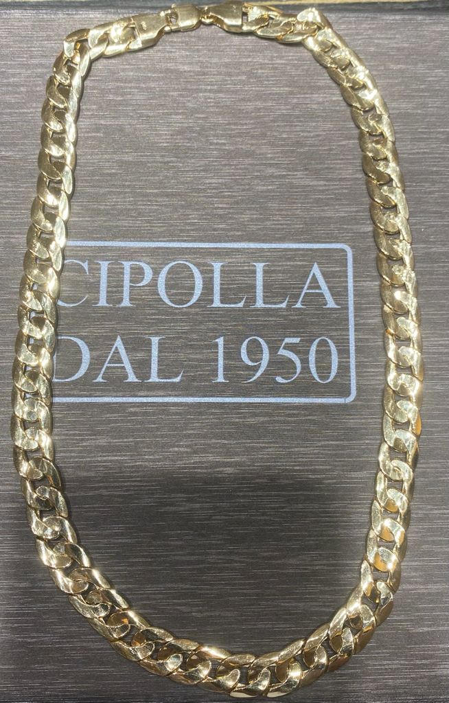 collana in oro giallo 750% gr. 44,10