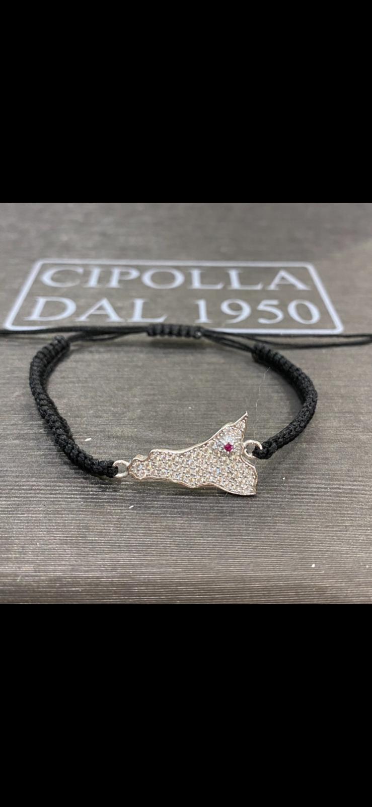 Bracciale sicilia argento 925%-gioielleria-palermo-cipolla-gioielli