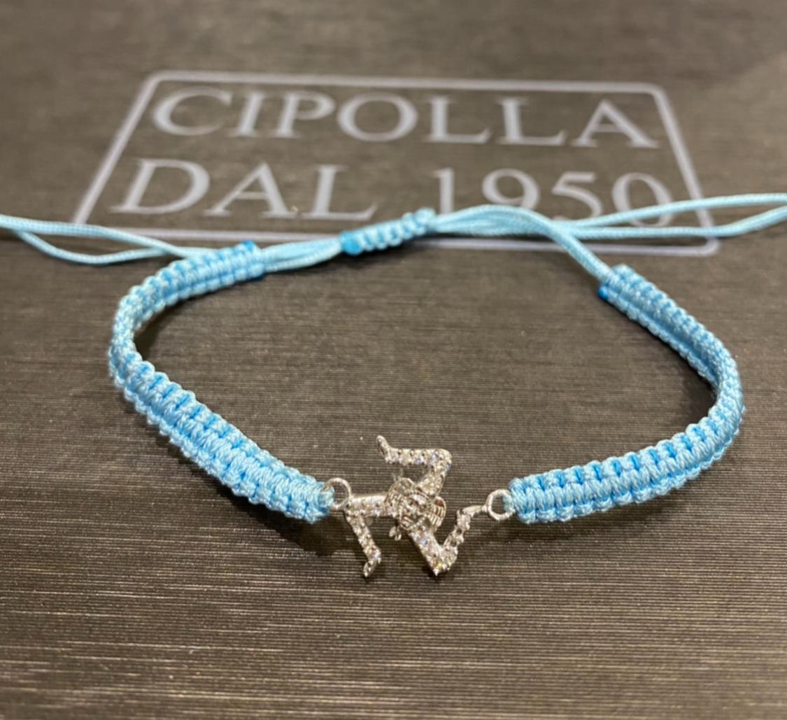 Bracciale trinacria argento 925%-gioielleria-cipolla-palermo-2