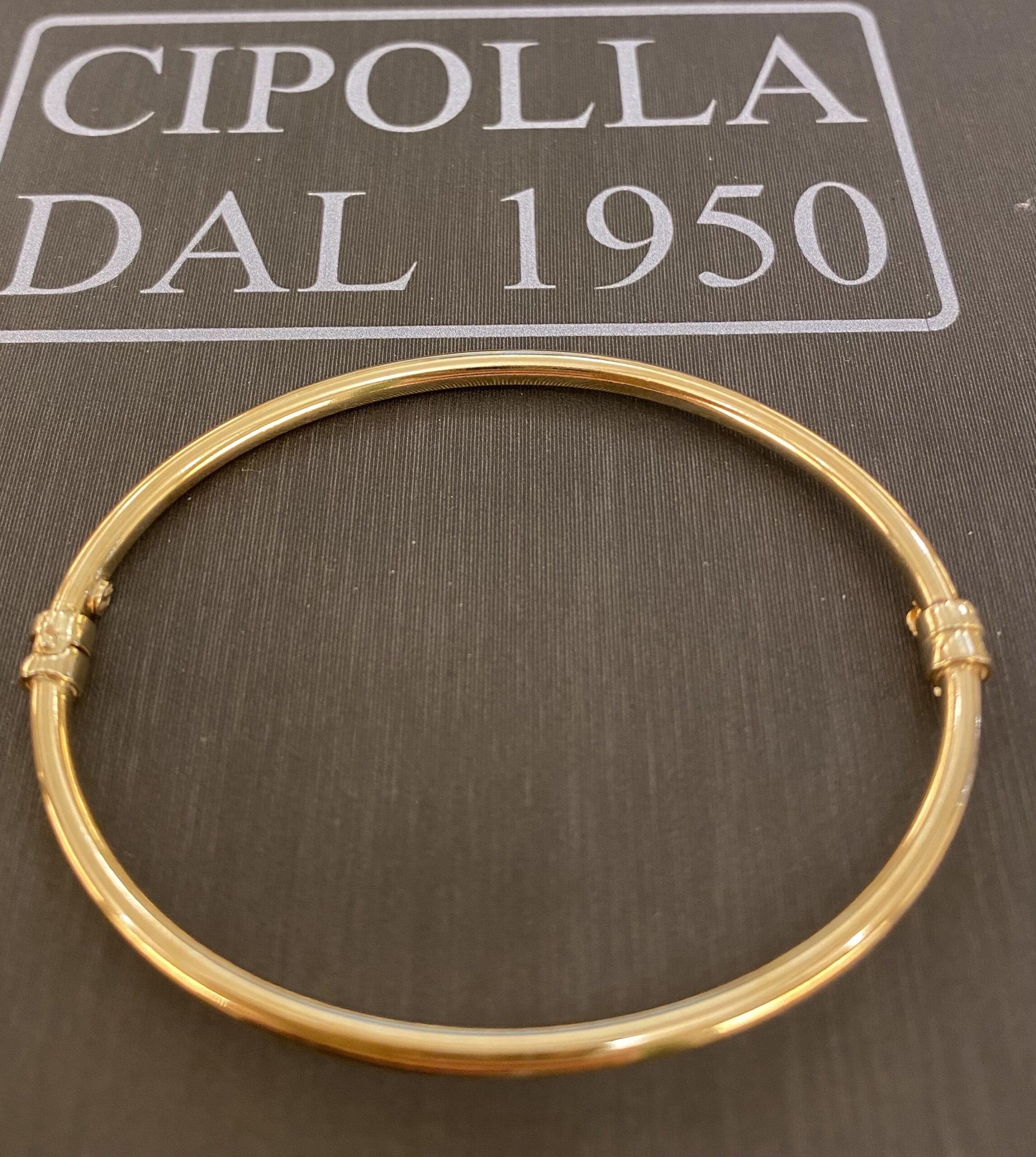 bracciale in argento 925% yellow gold