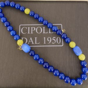 collana girocollo  boule pietre