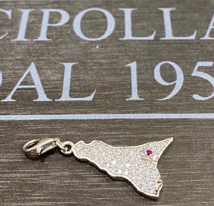 Pendente sicilia argento 925%-gioielleria-palermo-cipolla-gioielli