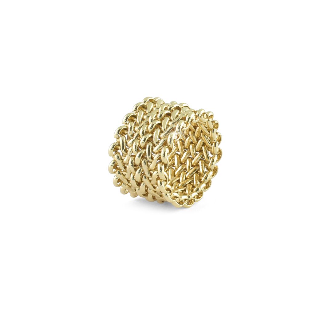 Golden bronze ring UnoAerre art.000EXA0620000