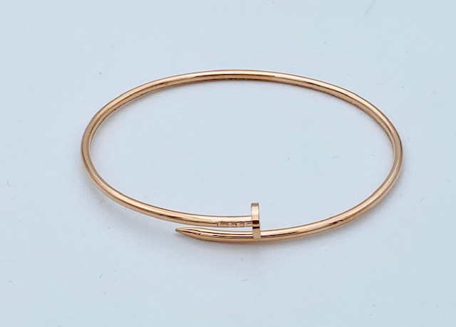 Nail bracelet in 750% rose gold art. CHIODO-R
