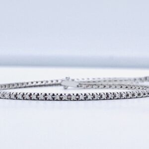 White Gold 750% Art. BR356 Diamond Tennis Bracelet