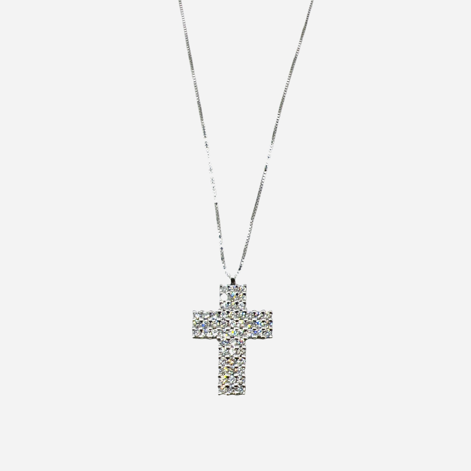 Gold Cross and DREAM Diamonds Pendant Art. GR332