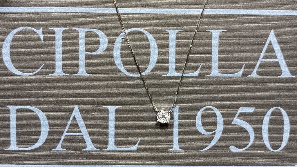Pendente Punto luce oro e diamante NARCISO Art. 227552
