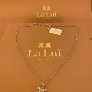 LA LUI' collana  pendente bimba argento 925%